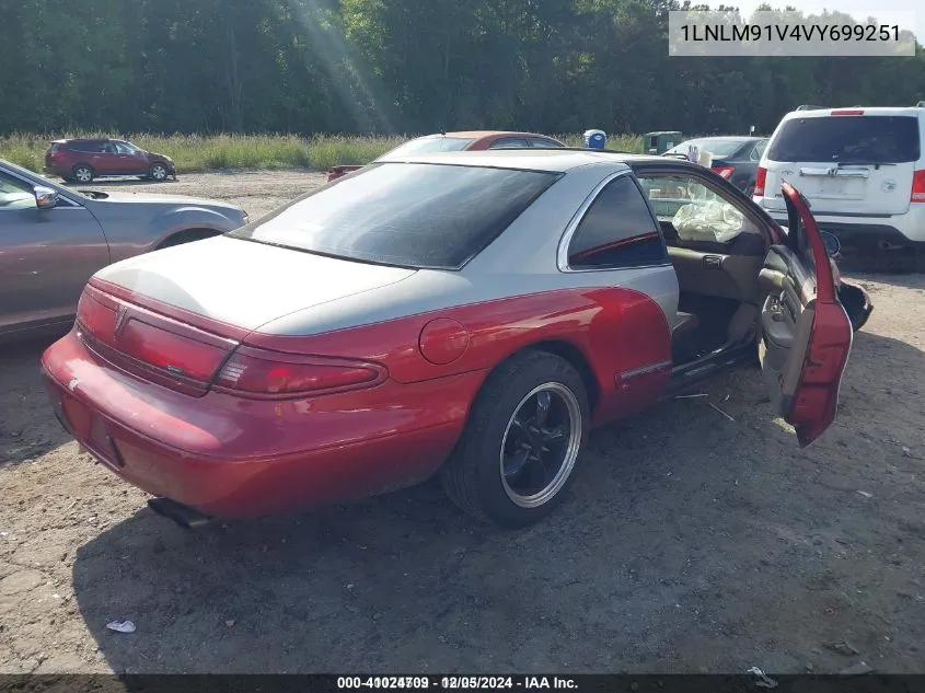 1997 Lincoln Mark Viii VIN: 1LNLM91V4VY699251 Lot: 41024709