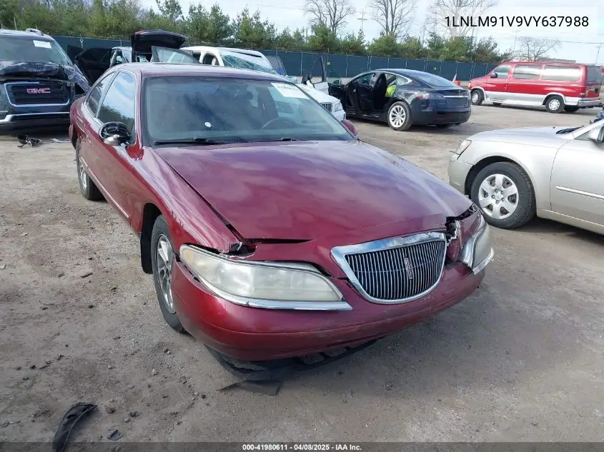 1997 Lincoln Mark Viii VIN: 1LNLM91V9VY637988 Lot: 41980611