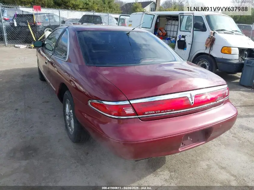 1997 Lincoln Mark Viii VIN: 1LNLM91V9VY637988 Lot: 41980611