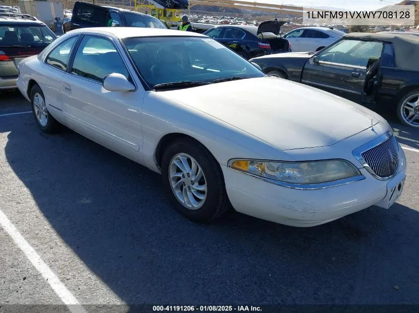 1998 Lincoln Mark Viii VIN: 1LNFM91VXWY708128 Lot: 41191206