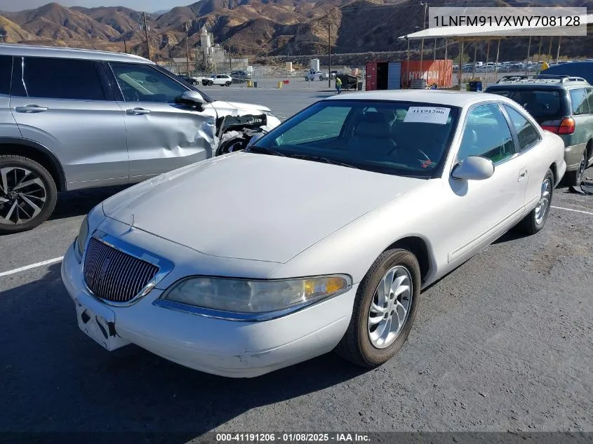 1998 Lincoln Mark Viii VIN: 1LNFM91VXWY708128 Lot: 41191206