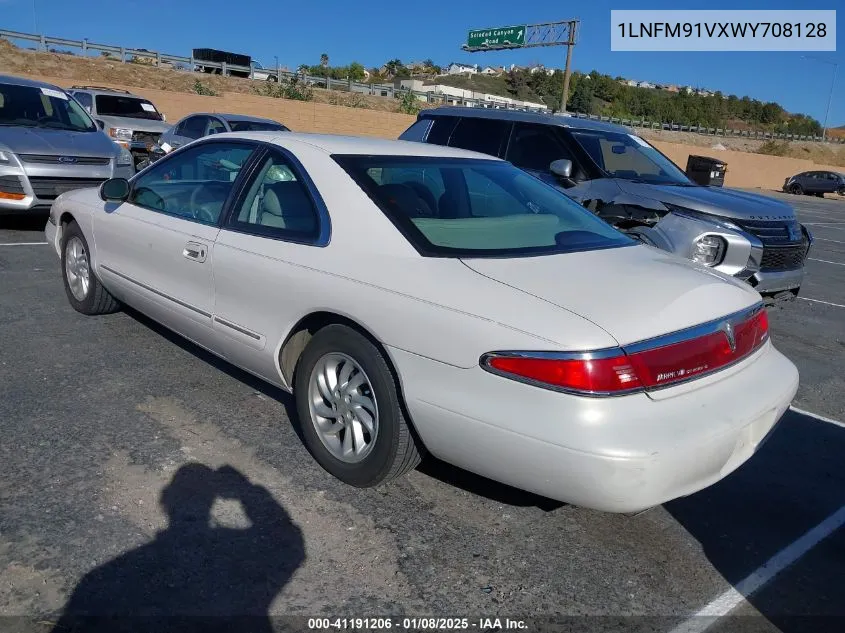 1998 Lincoln Mark Viii VIN: 1LNFM91VXWY708128 Lot: 41191206