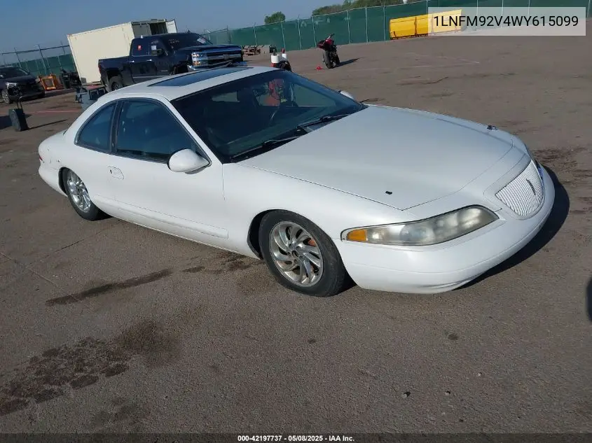 1998 Lincoln Mark Viii Lsc VIN: 1LNFM92V4WY615099 Lot: 42197737