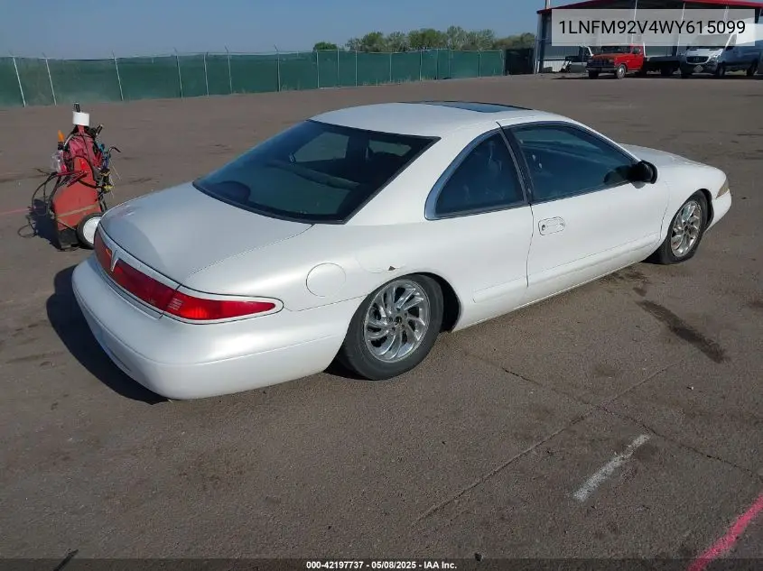 1998 Lincoln Mark Viii Lsc VIN: 1LNFM92V4WY615099 Lot: 42197737