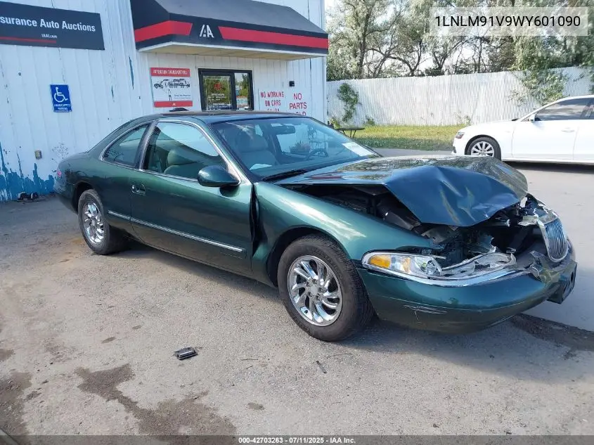 1998 Lincoln Mark Viii VIN: 1LNLM91V9WY601090 Lot: 42703263