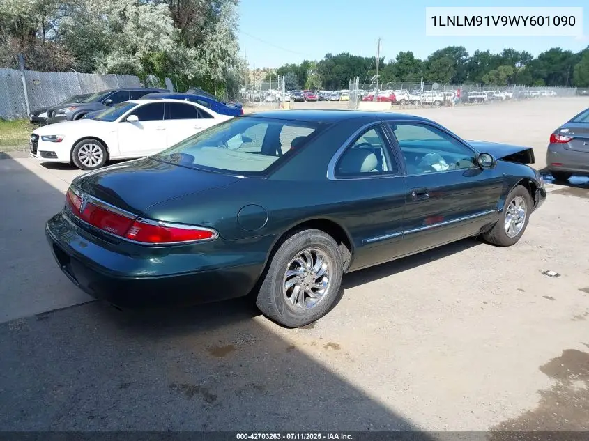 1998 Lincoln Mark Viii VIN: 1LNLM91V9WY601090 Lot: 42703263
