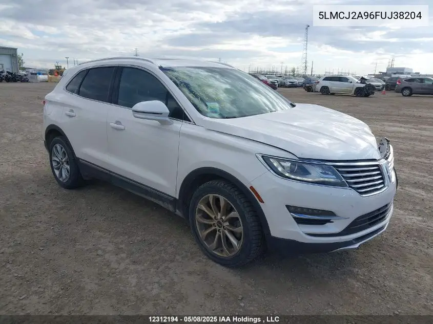 2015 Lincoln Mkc VIN: 5LMCJ2A96FUJ38204 Lot: 12312194