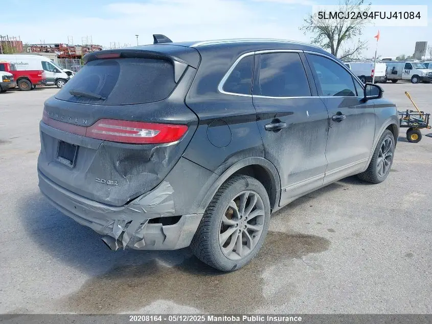 2015 Lincoln Mkc VIN: 5LMCJ2A94FUJ41084 Lot: 20208164
