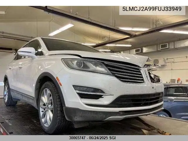 2015 Lincoln Mkc VIN: 5LMCJ2A99FUJ33949 Lot: 30065747