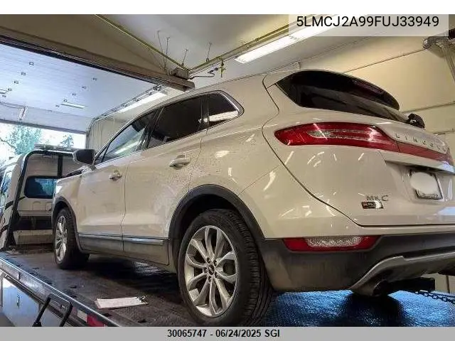 2015 Lincoln Mkc VIN: 5LMCJ2A99FUJ33949 Lot: 30065747