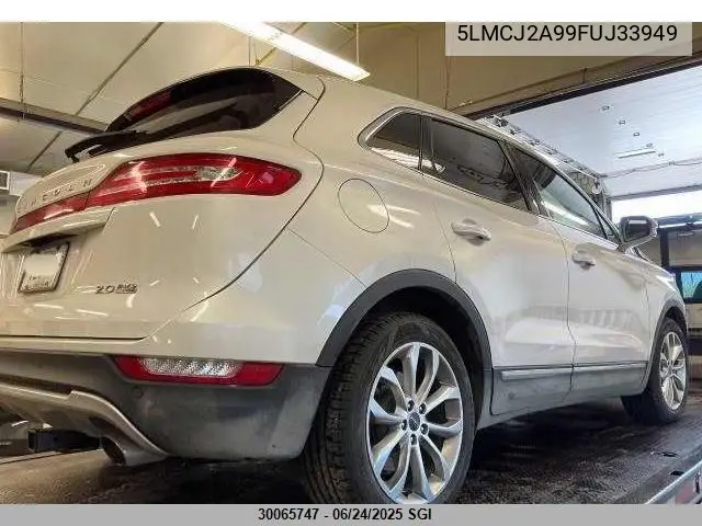 2015 Lincoln Mkc VIN: 5LMCJ2A99FUJ33949 Lot: 30065747