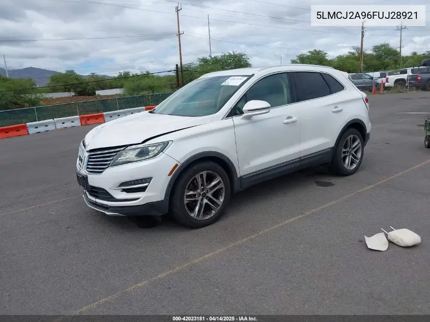2015 Lincoln Mkc VIN: 5LMCJ2A96FUJ28921 Lot: 42023181