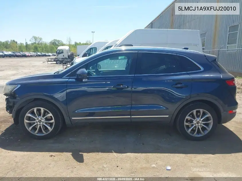 2015 Lincoln Mkc VIN: 5LMCJ1A9XFUJ20010 Lot: 42213320
