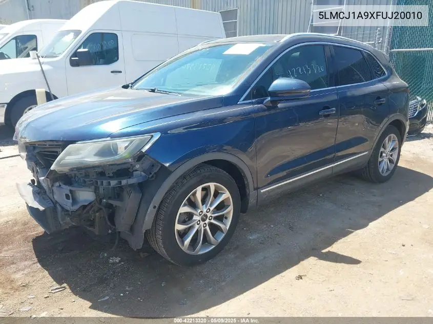 2015 Lincoln Mkc VIN: 5LMCJ1A9XFUJ20010 Lot: 42213320