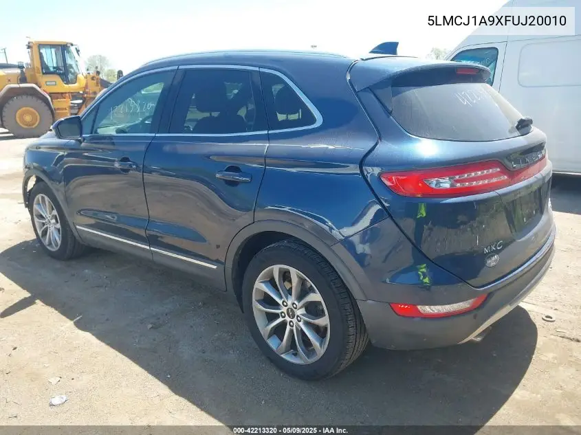 2015 Lincoln Mkc VIN: 5LMCJ1A9XFUJ20010 Lot: 42213320