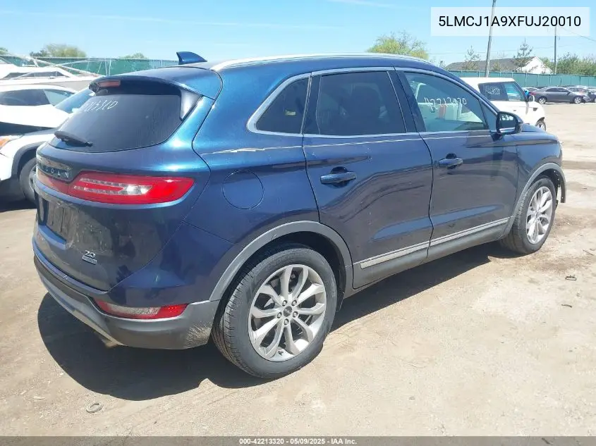 2015 Lincoln Mkc VIN: 5LMCJ1A9XFUJ20010 Lot: 42213320