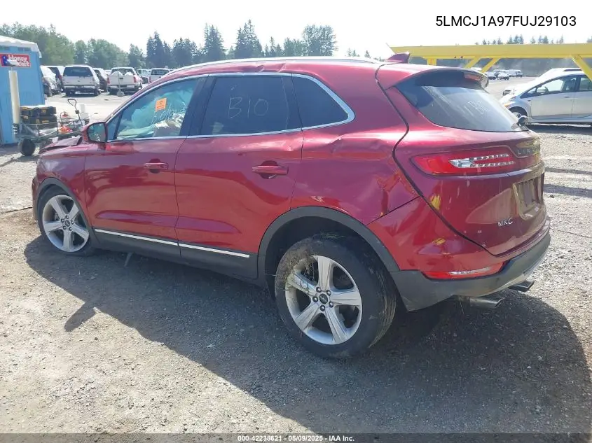 2015 Lincoln Mkc VIN: 5LMCJ1A97FUJ29103 Lot: 42238621
