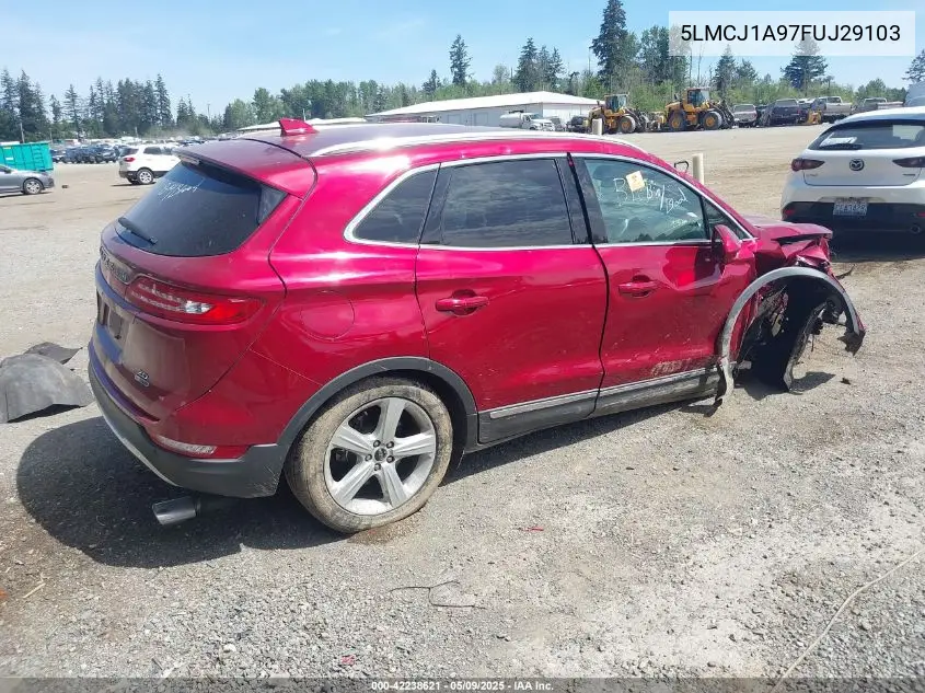 2015 Lincoln Mkc VIN: 5LMCJ1A97FUJ29103 Lot: 42238621