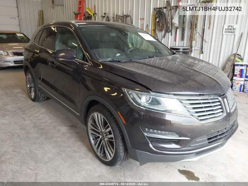 2015 Lincoln Mkc Black Label VIN: 5LMTJ1BH4FUJ32742 Lot: 42249774