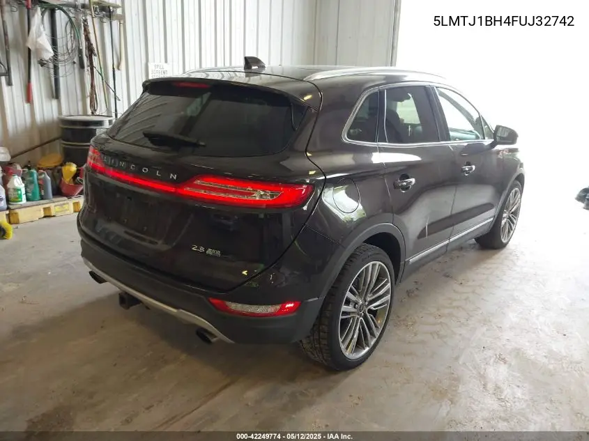 2015 Lincoln Mkc Black Label VIN: 5LMTJ1BH4FUJ32742 Lot: 42249774