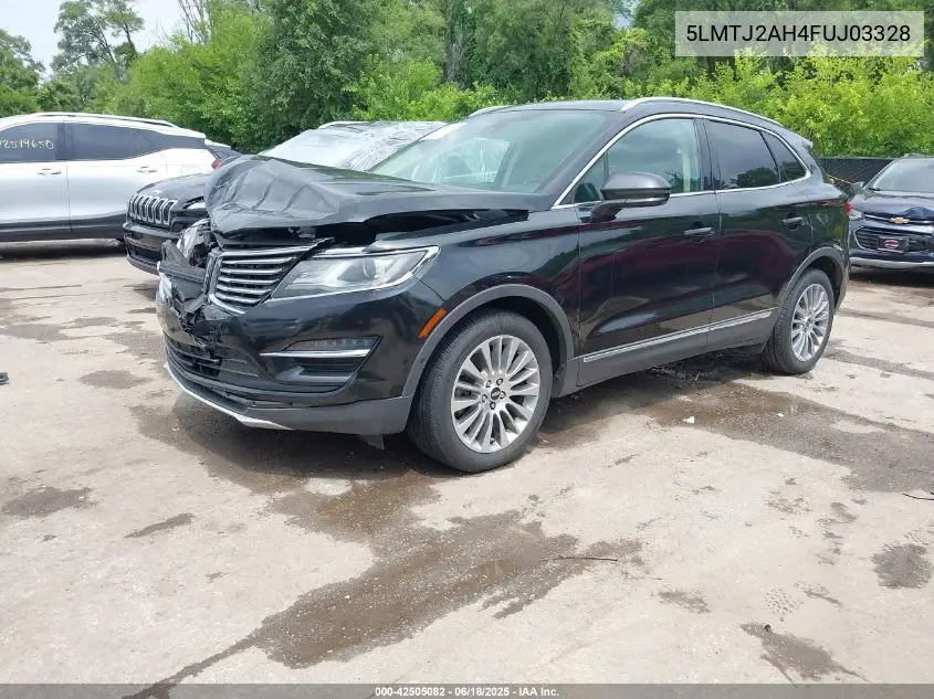 2015 Lincoln Mkc VIN: 5LMTJ2AH4FUJ03328 Lot: 42505082
