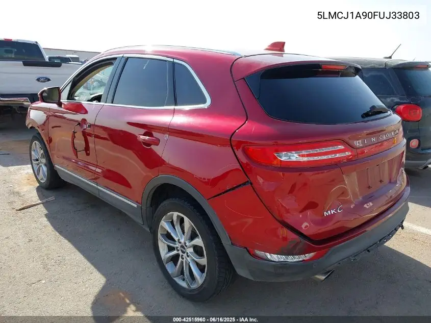 2015 Lincoln Mkc VIN: 5LMCJ1A90FUJ33803 Lot: 42515960