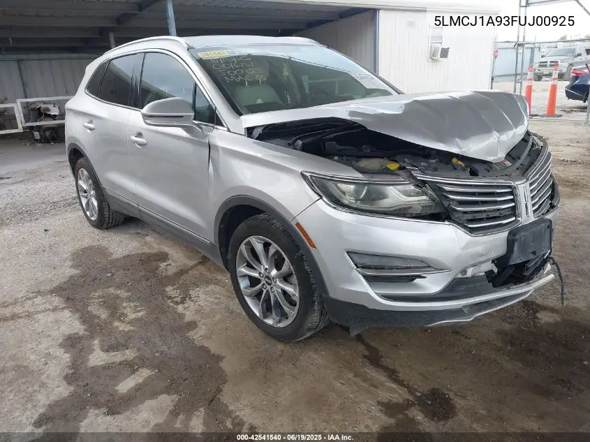 2015 Lincoln Mkc VIN: 5LMCJ1A93FUJ00925 Lot: 42541540