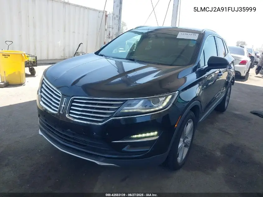2015 Lincoln Mkc VIN: 5LMCJ2A91FUJ35999 Lot: 42583139