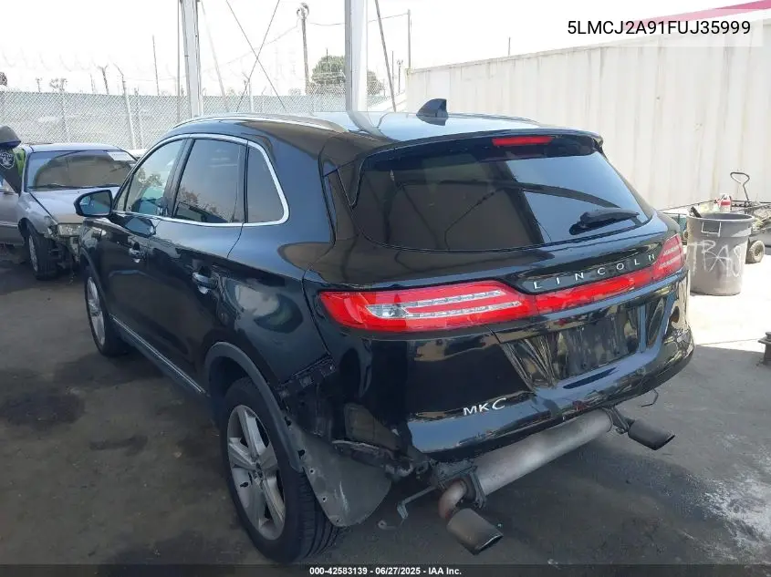 2015 Lincoln Mkc VIN: 5LMCJ2A91FUJ35999 Lot: 42583139