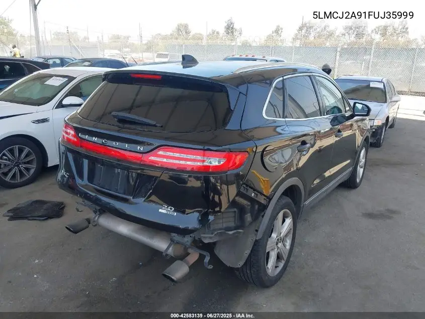 2015 Lincoln Mkc VIN: 5LMCJ2A91FUJ35999 Lot: 42583139