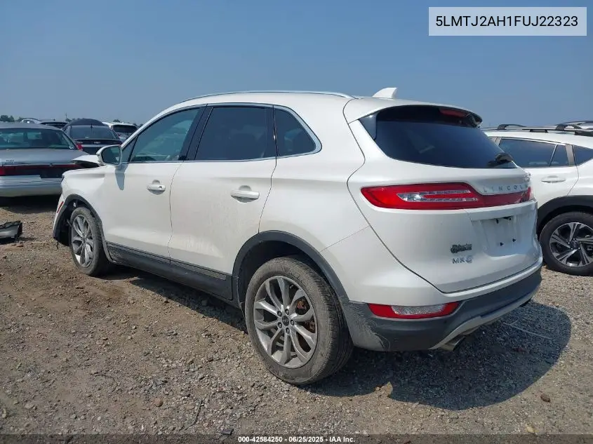 2015 Lincoln Mkc VIN: 5LMTJ2AH1FUJ22323 Lot: 42584250