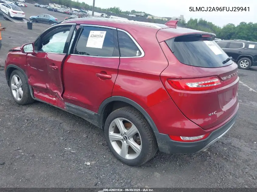 2015 Lincoln Mkc VIN: 5LMCJ2A96FUJ29941 Lot: 42601534