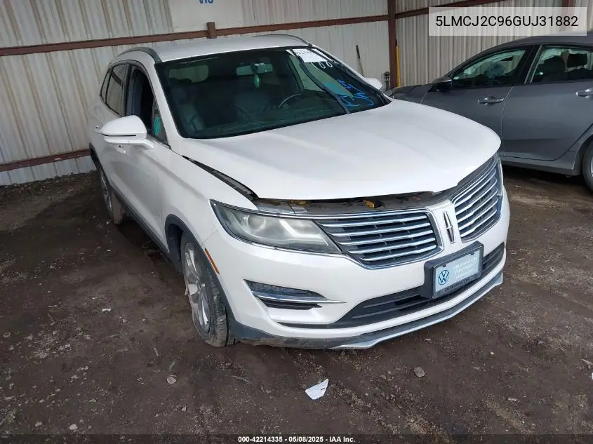 2016 Lincoln Mkc Select VIN: 5LMCJ2C96GUJ31882 Lot: 42214335