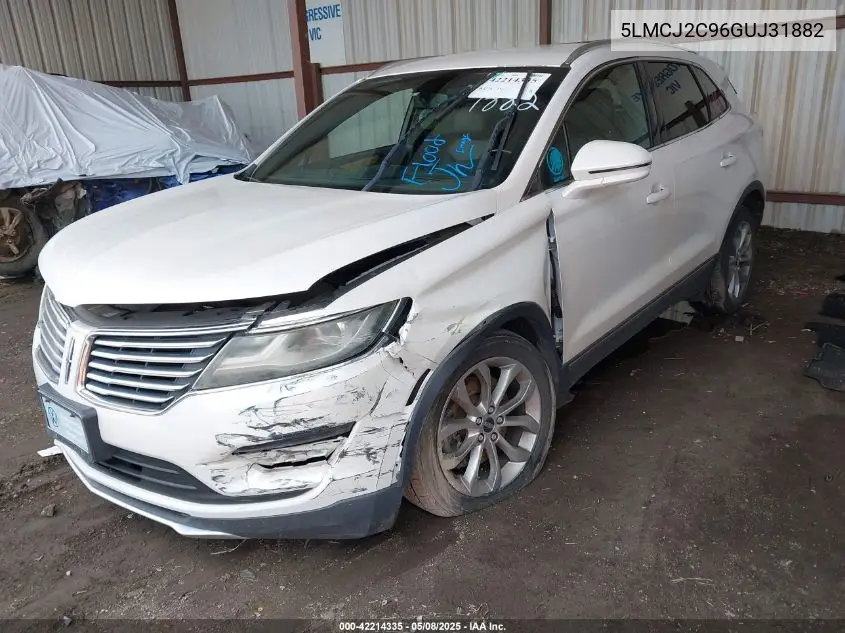 2016 Lincoln Mkc Select VIN: 5LMCJ2C96GUJ31882 Lot: 42214335