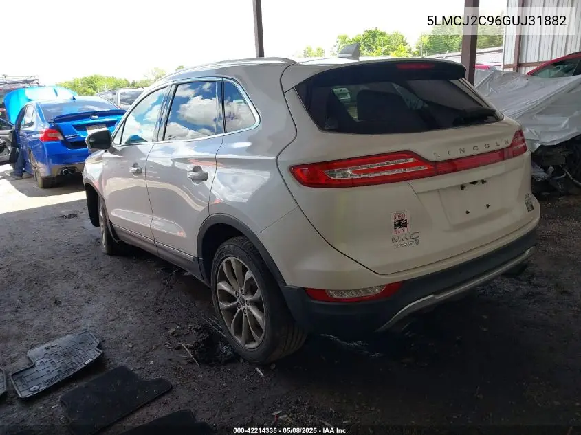 2016 Lincoln Mkc Select VIN: 5LMCJ2C96GUJ31882 Lot: 42214335