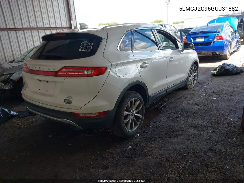 2016 Lincoln Mkc Select VIN: 5LMCJ2C96GUJ31882 Lot: 42214335