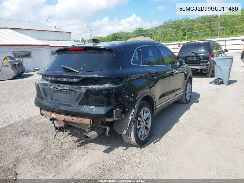 2016 Lincoln Mkc Select VIN: 5LMCJ2D99GUJ11480 Lot: 42245003