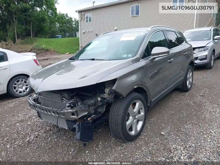 2016 Lincoln Mkc Premier VIN: 5LMCJ1C96GUJ30791 Lot: 42545552