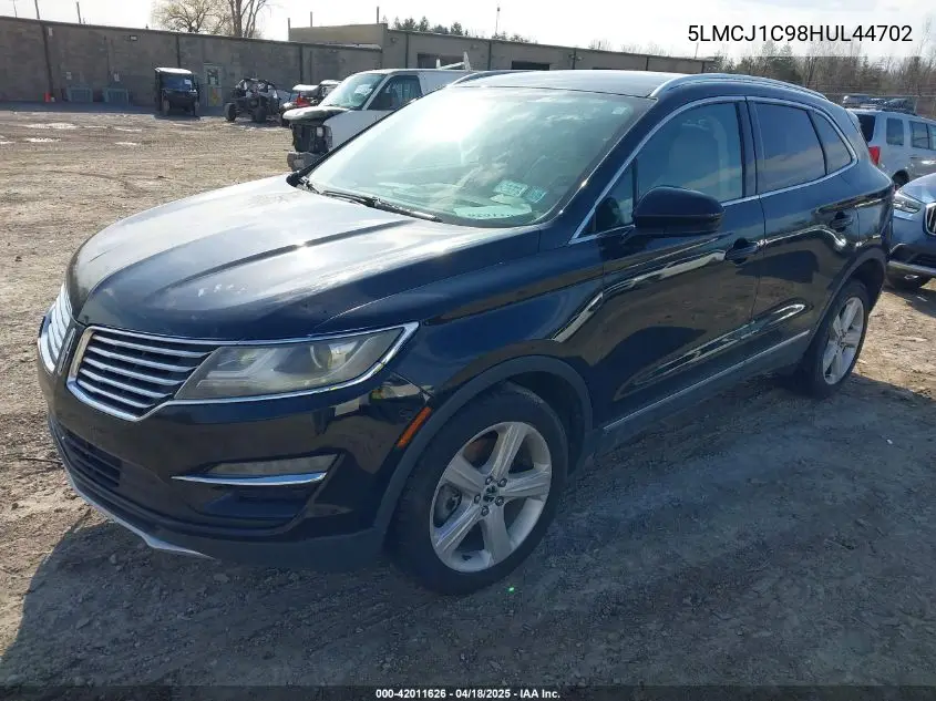 2017 Lincoln Mkc Premiere VIN: 5LMCJ1C98HUL44702 Lot: 42011626