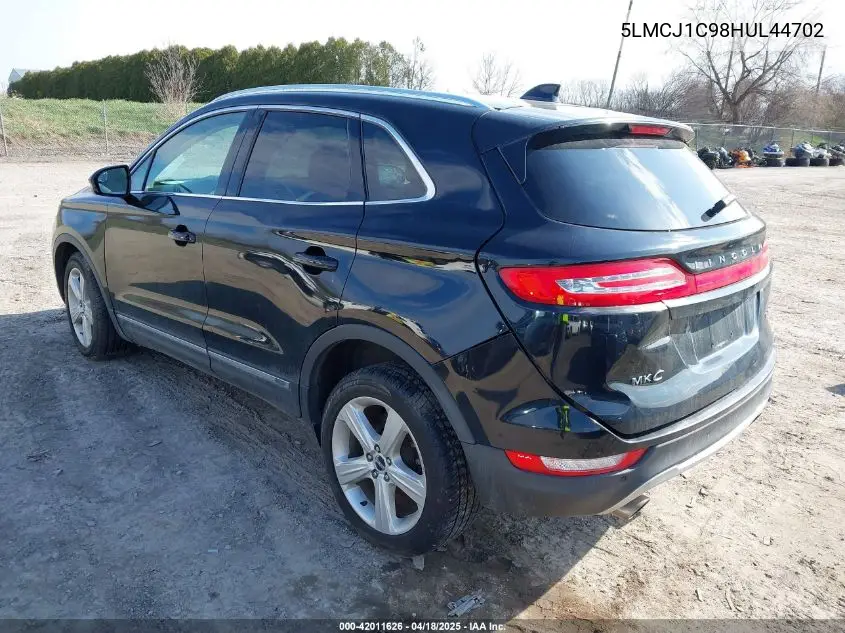 2017 Lincoln Mkc Premiere VIN: 5LMCJ1C98HUL44702 Lot: 42011626