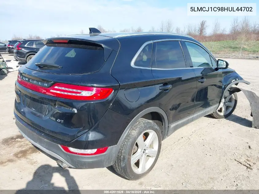 2017 Lincoln Mkc Premiere VIN: 5LMCJ1C98HUL44702 Lot: 42011626