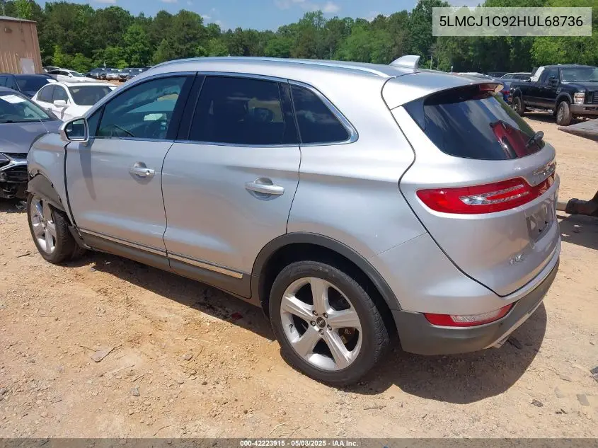 2017 Lincoln Mkc Premiere VIN: 5LMCJ1C92HUL68736 Lot: 42223915