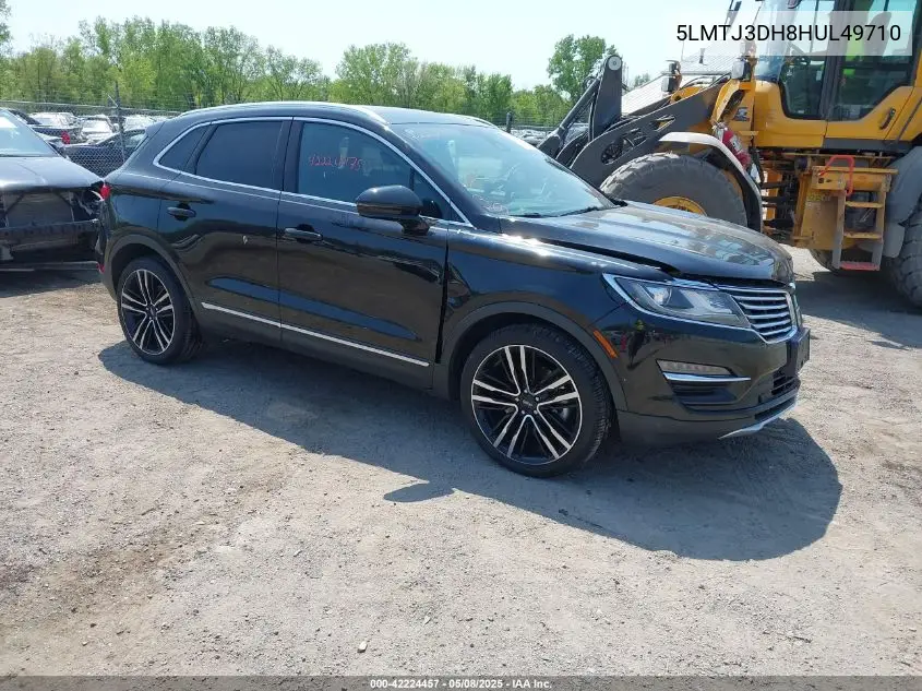 2017 Lincoln Mkc Reserve VIN: 5LMTJ3DH8HUL49710 Lot: 42224457