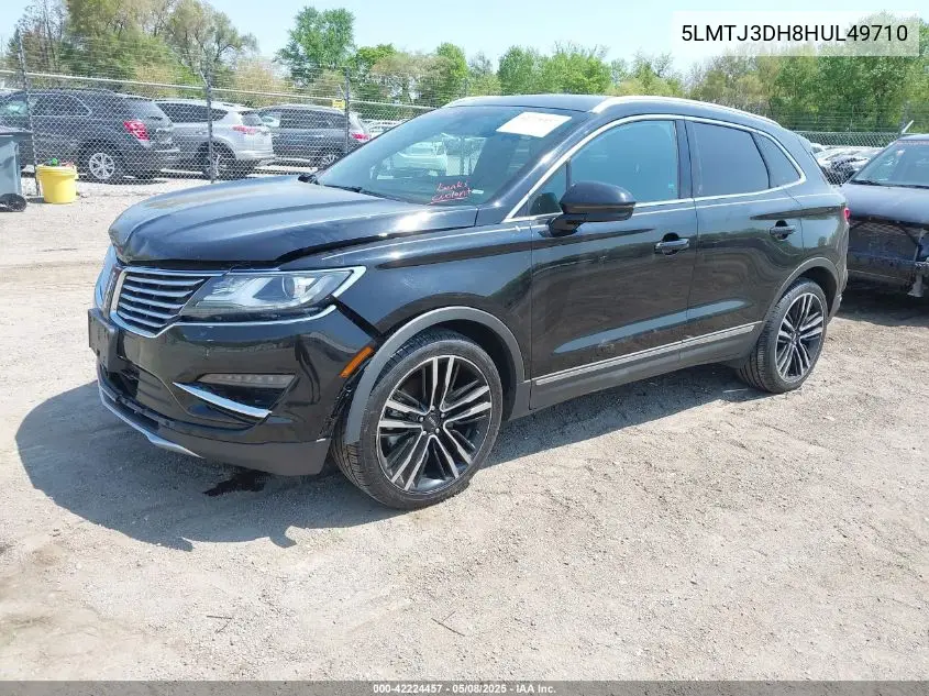 2017 Lincoln Mkc Reserve VIN: 5LMTJ3DH8HUL49710 Lot: 42224457