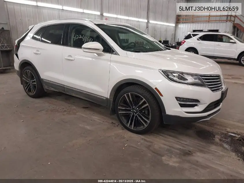 2017 Lincoln Mkc Reserve VIN: 5LMTJ3DH0HUL62659 Lot: 42244614