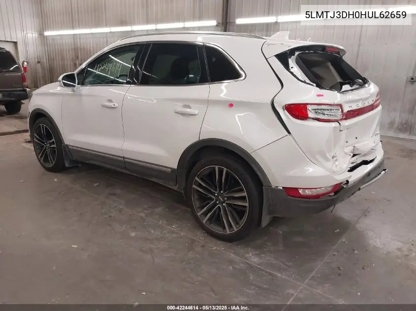 2017 Lincoln Mkc Reserve VIN: 5LMTJ3DH0HUL62659 Lot: 42244614