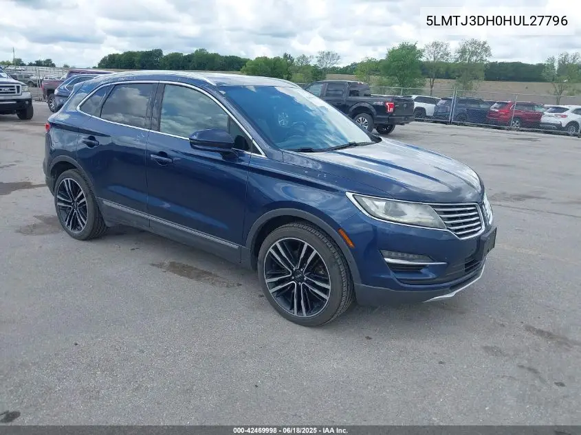 2017 Lincoln Mkc Reserve VIN: 5LMTJ3DH0HUL27796 Lot: 42469998