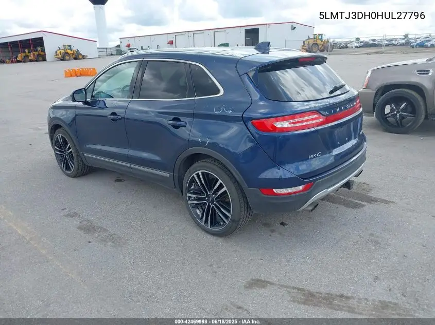 2017 Lincoln Mkc Reserve VIN: 5LMTJ3DH0HUL27796 Lot: 42469998