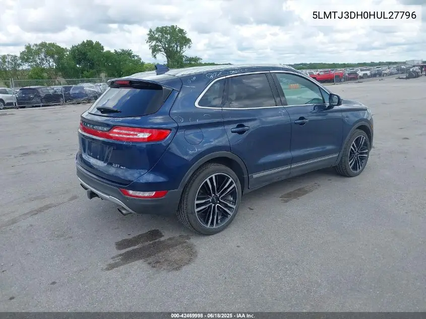 2017 Lincoln Mkc Reserve VIN: 5LMTJ3DH0HUL27796 Lot: 42469998
