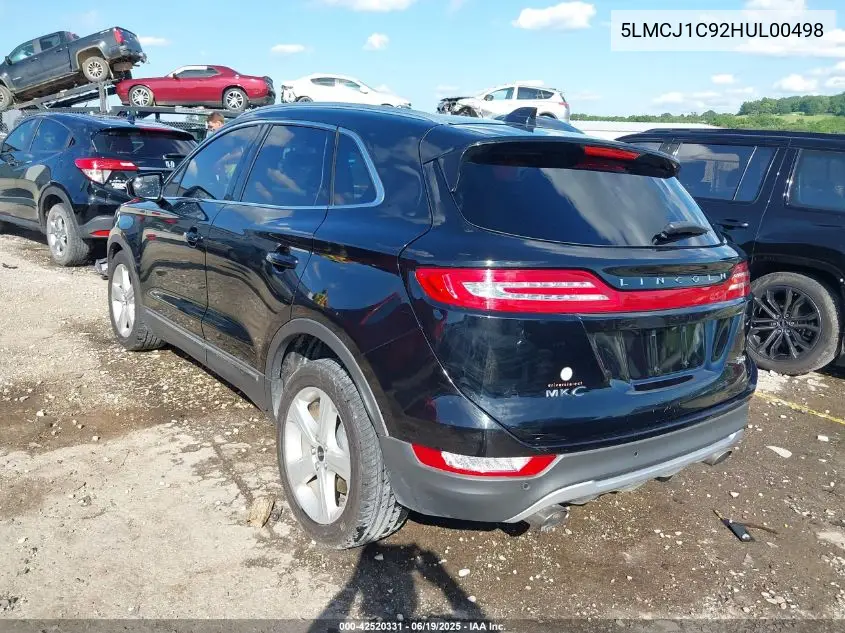2017 Lincoln Mkc Premiere VIN: 5LMCJ1C92HUL00498 Lot: 42520331